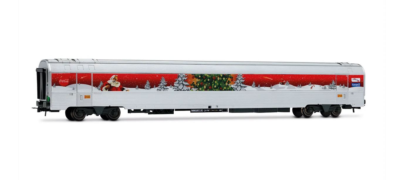 Jouef HJ4200 SNCF 3-unit pack Train de Noel Coca-Cola 2010 Spur H0