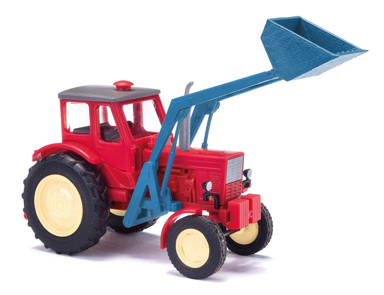 Busch 51352 Belarus MTS-50 mit Frontlader 1:87 Spur H0 Standmodell