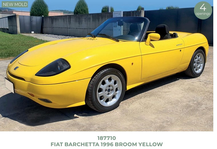 Norev 187710 Fiat Barchetta 1996 Broom Yellow 1:18