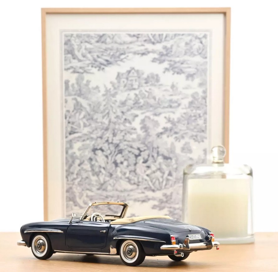 Norev 183403 Mercedes-Benz 190 SL 1957 Mittelblau 1:18 NEU OVP
