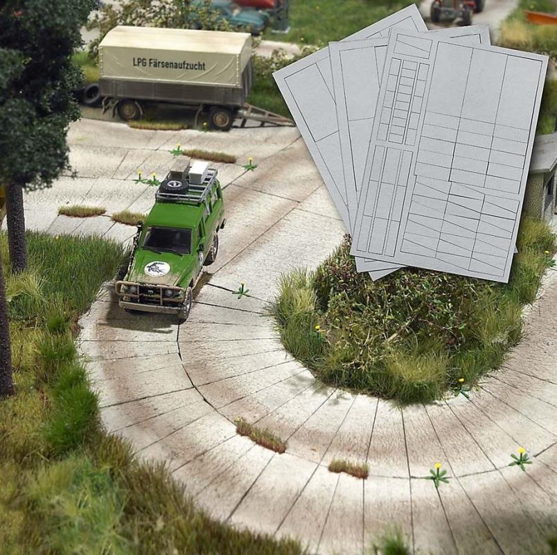 Busch 1106 Betonplatten-Straße