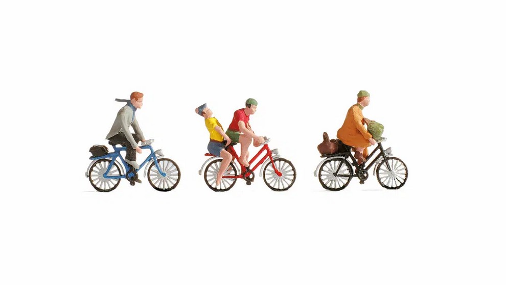 Noch 15898 Fahrradfahrer 1:87 Spur H0 NEU OVP Figuren