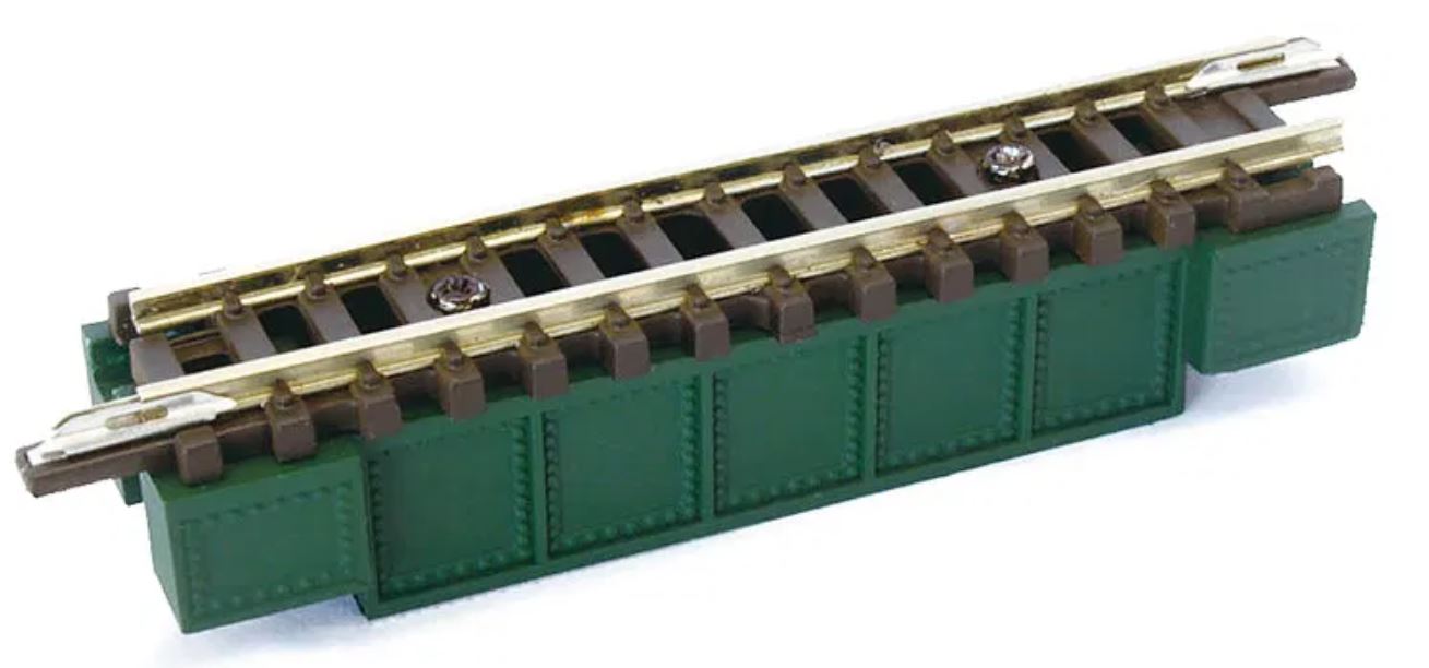 Rokuhan R086 Vollwandbrücke grün 55 mm eingleisig 1:220 Spur Z