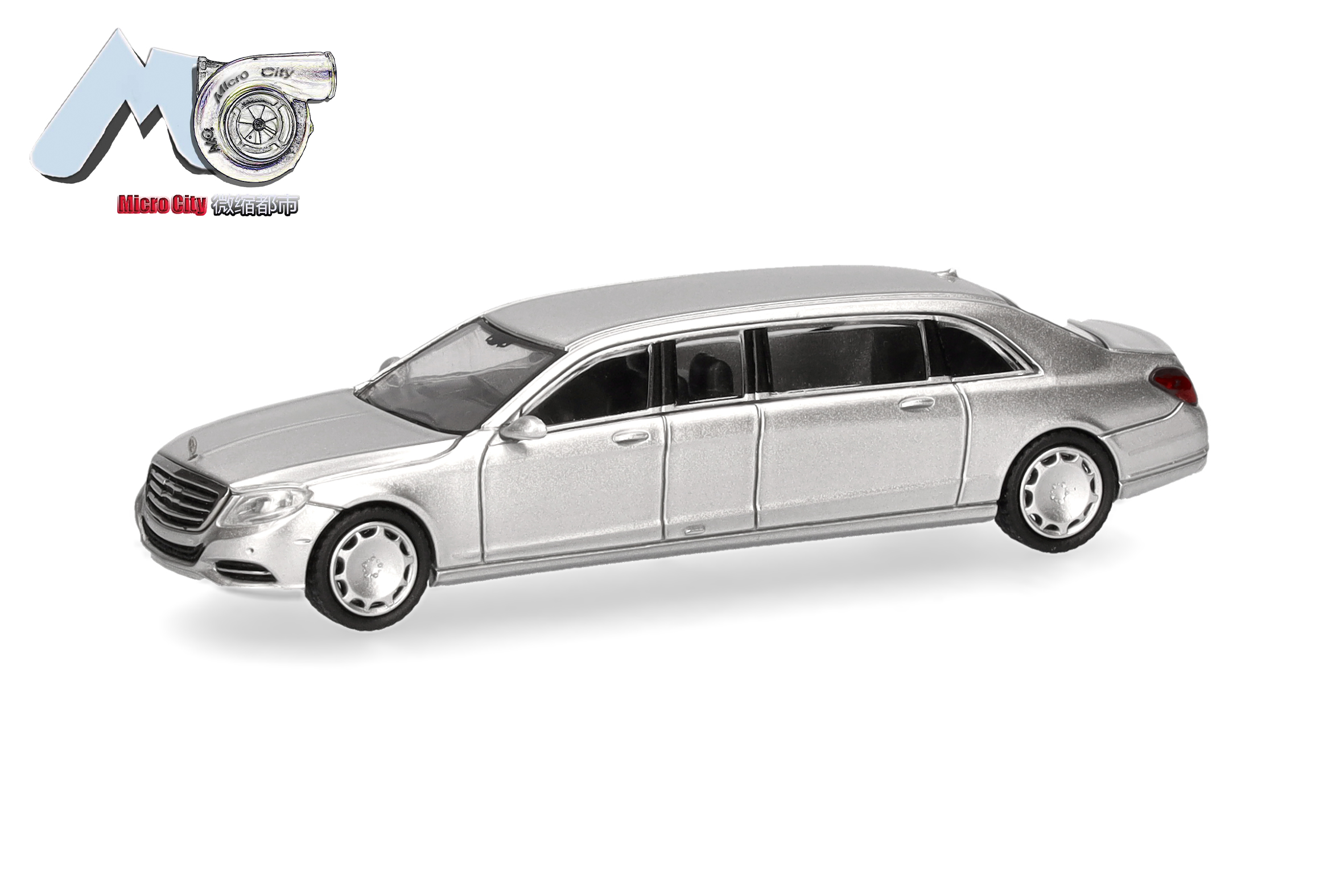 Herpa 87MC000146 MB S600 Pullmann W222 silber