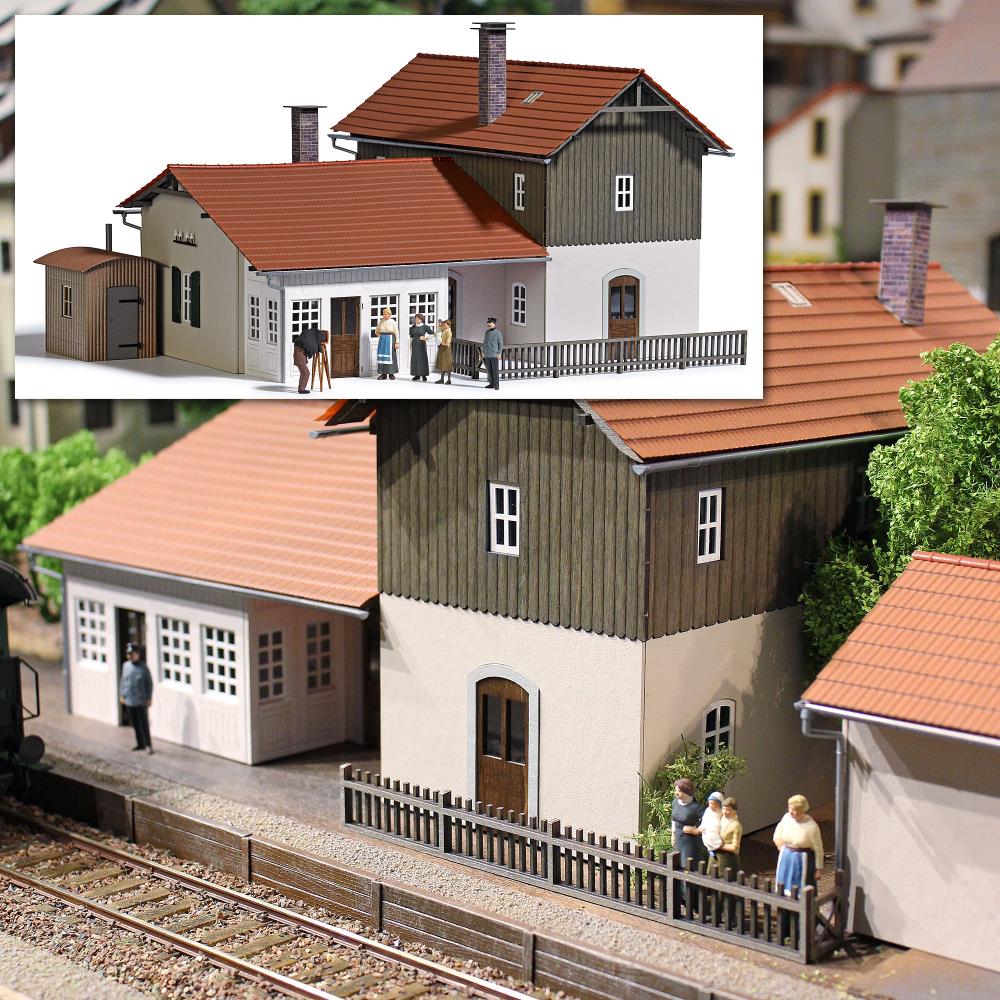 Busch 10006 Bahnhof Rothenstadt 1:45 Spur 0 Bausatz Neu OVP