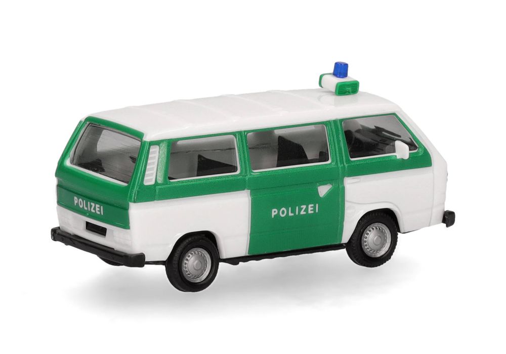 Herpa 014120 MiniKit: VW T3 Bus "Polizei" 1:87 Spur H0 Bausatz Neu