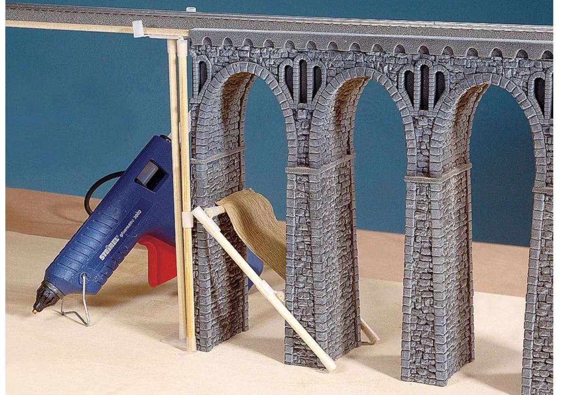 Noch 58660 Bruchstein-Viadukt gerade 1:87 Spur H0 Neu OVP