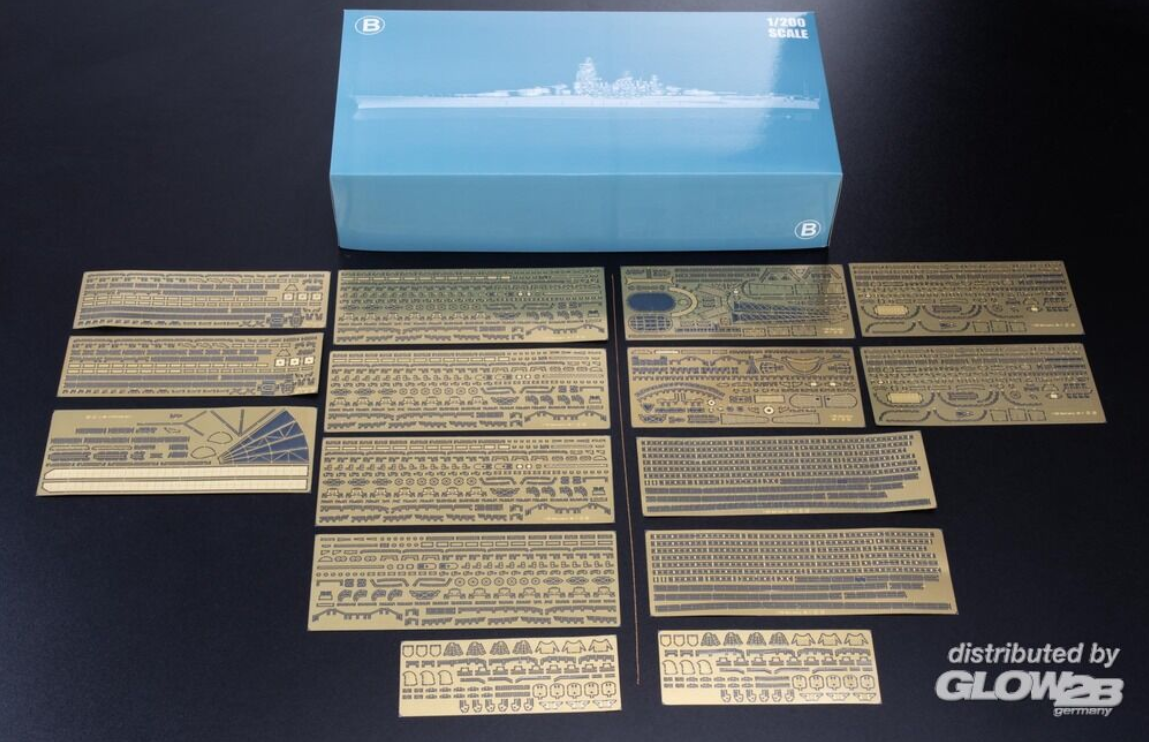 Glow2B 5058052000 YAMATO Battleship PREMIUM 1:200 Bausatz NEU OVP