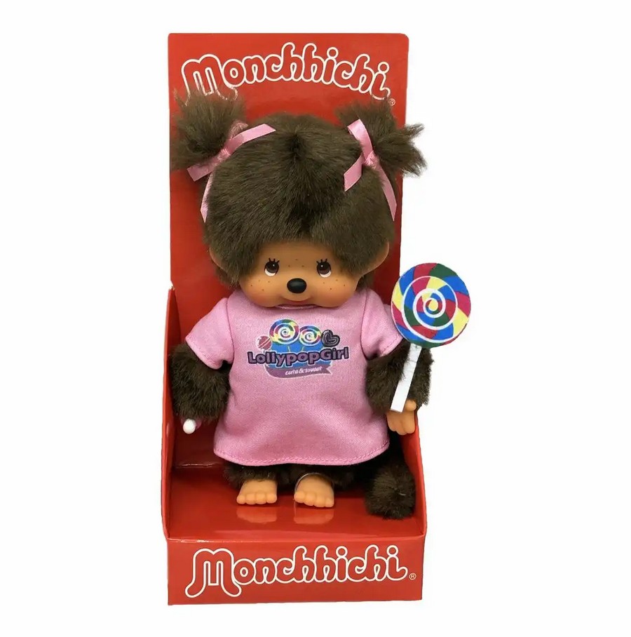 Monchhichi 205257 Plüschfigur Lollypop Girl 20 cm Stoff NEU