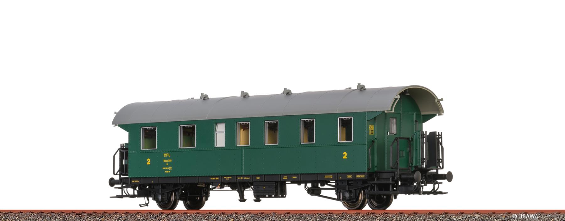 Brawa 46764 Einheits-Durchgangswgn B2mep CFL 1:87 Spur H0 DC