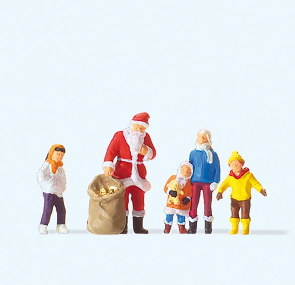 Preiser 29098 Weihnachtsmann mit Kindern