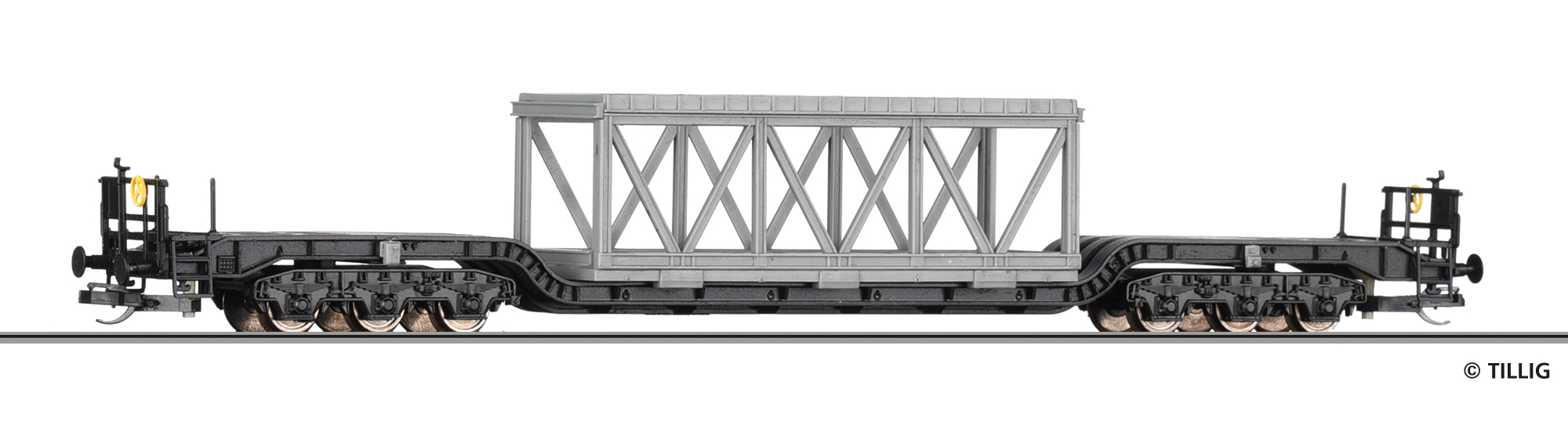 Tillig 95018 Tiefladewagen Uaai 9930 der DR
