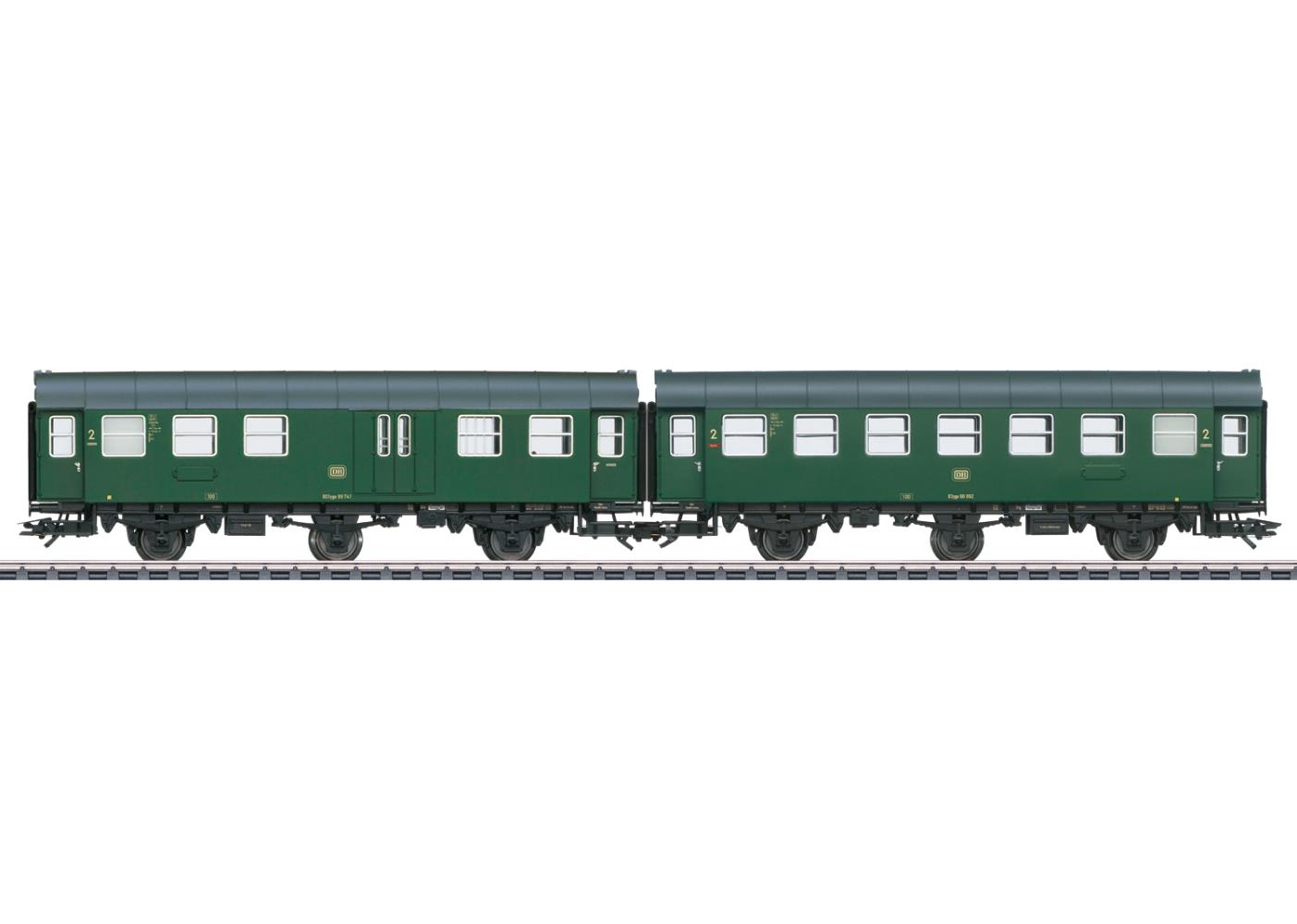 Märklin 43196 Umbauwagen-Paar 2.Kl. + Gep. DB 1:87 Spur H0 AC