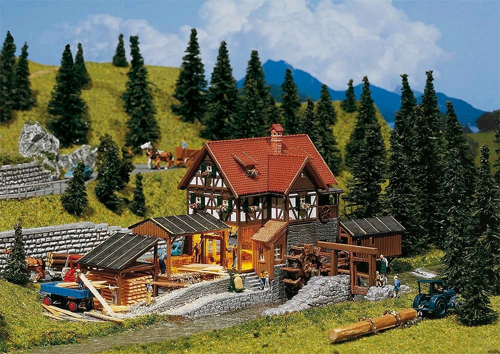Faller 232255 Sägemühle (ohne Motor) 1:160 Spur N Neu OVP
