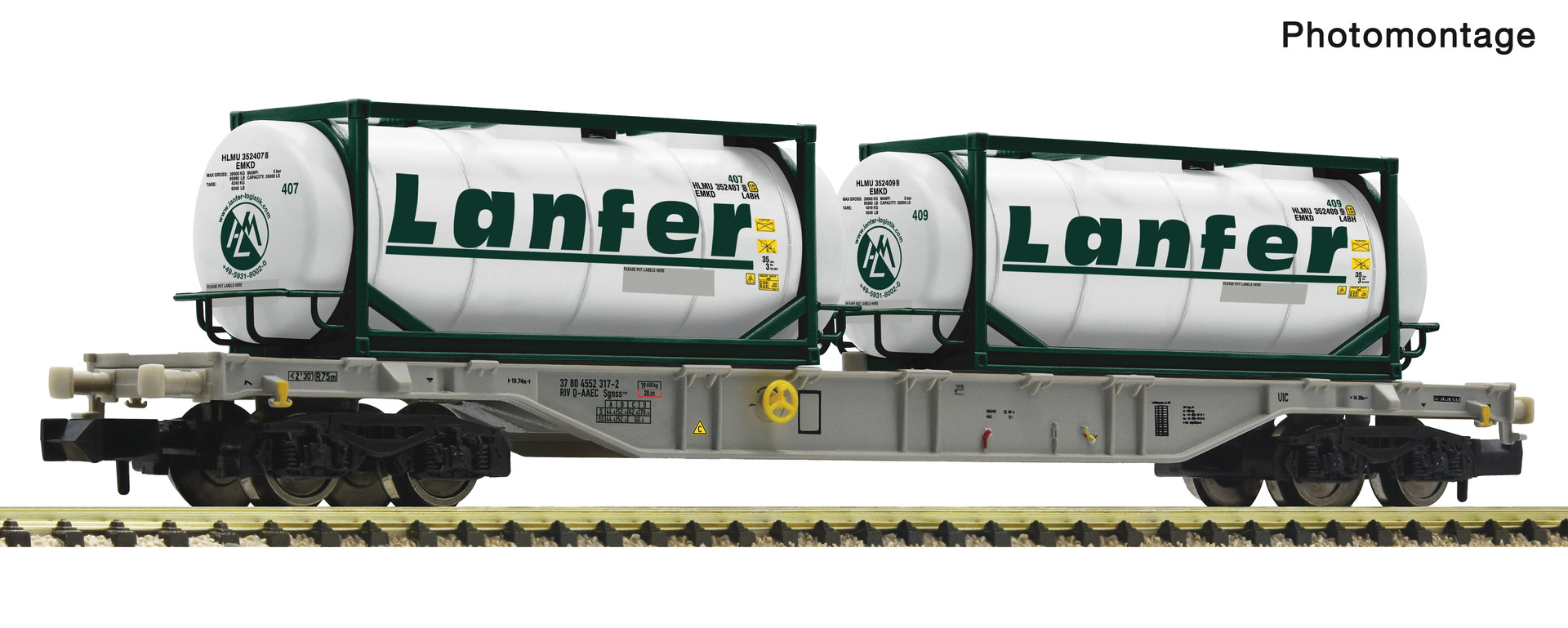 Fleischmann 6660088 Containertragwagen