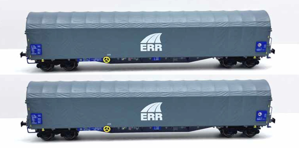 B-Models 45.660 2-tlg Set Planenwagen Rils "ERR" Set A 1:87 Spur H0