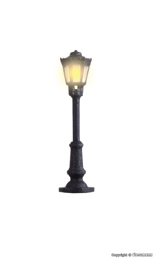 Viessmann 7174 Nostalgische Parklaterne LED warmweiß 1:220 Spur Z