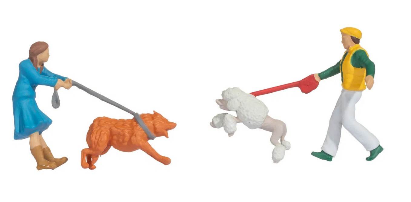 Noch 16602 Funny-Scenes „Hundebegegnung" 1:87 Spur H0 Neu