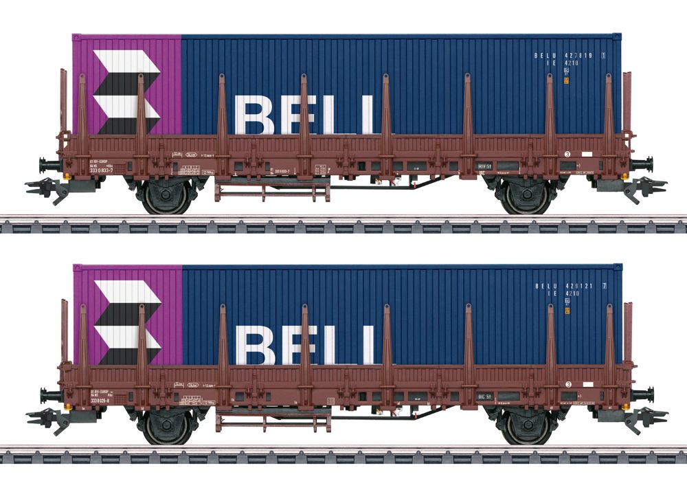 Märklin 46939 Rungenwagen-Set Kbs (NS) "BELL" 1:87 Spur H0 AC