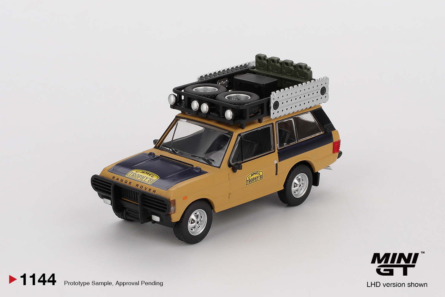 Mini GT 1144 Range Rover 1981 Camel Trophy Sumatra Winner 1:64