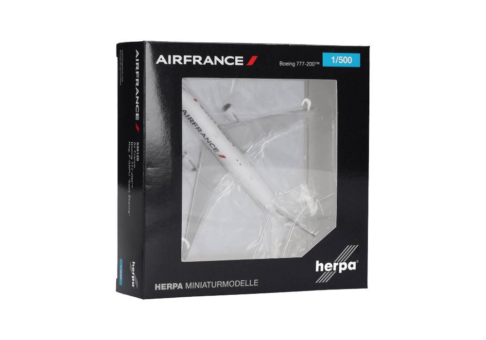 Herpa 539128 Air France Boeing 777-200 F-GSPU "Saint-Étienne" 1:500