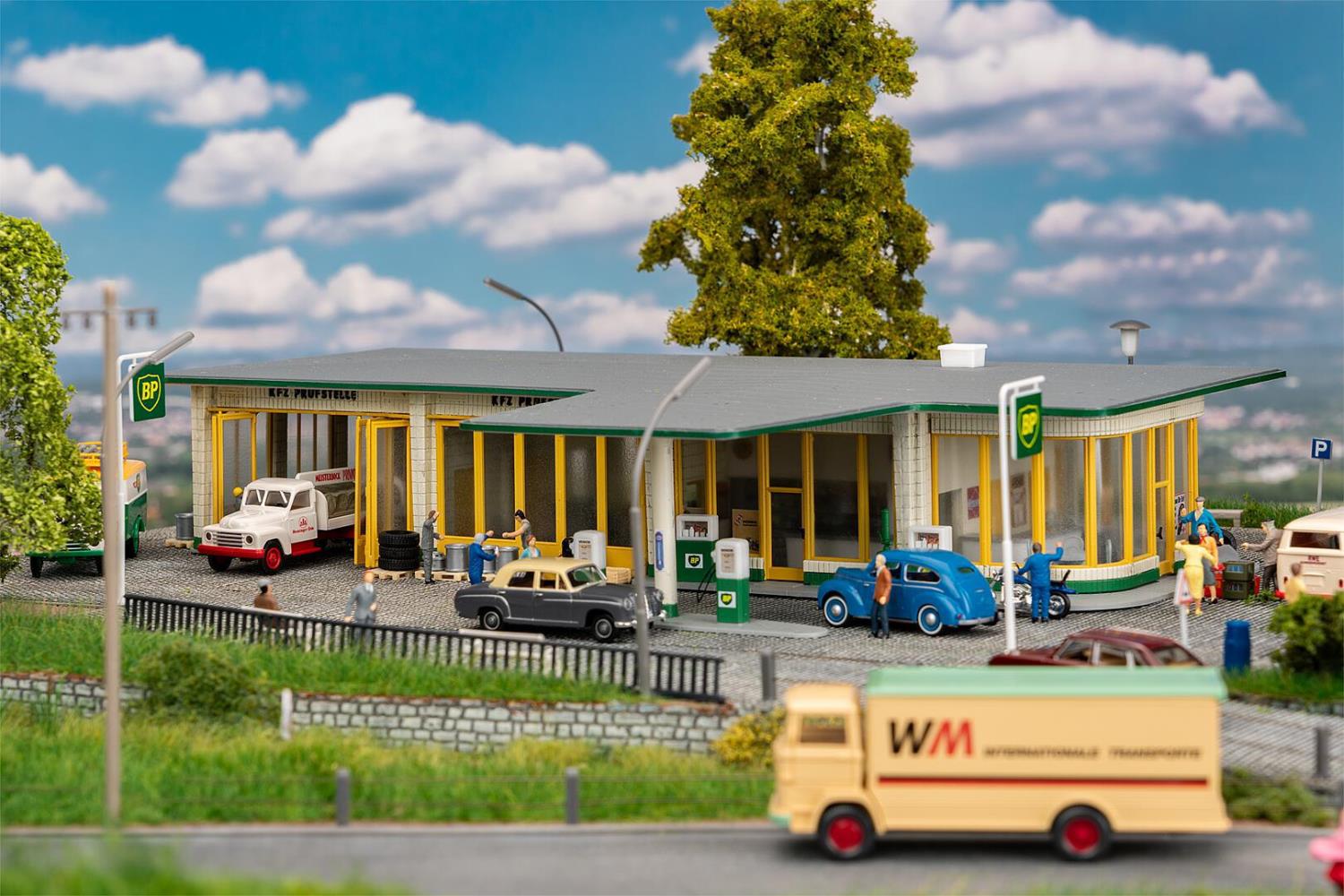 Faller 130592 Große BP-Tankstelle 1:87 Spur H0 Bausatz Neu OVP
