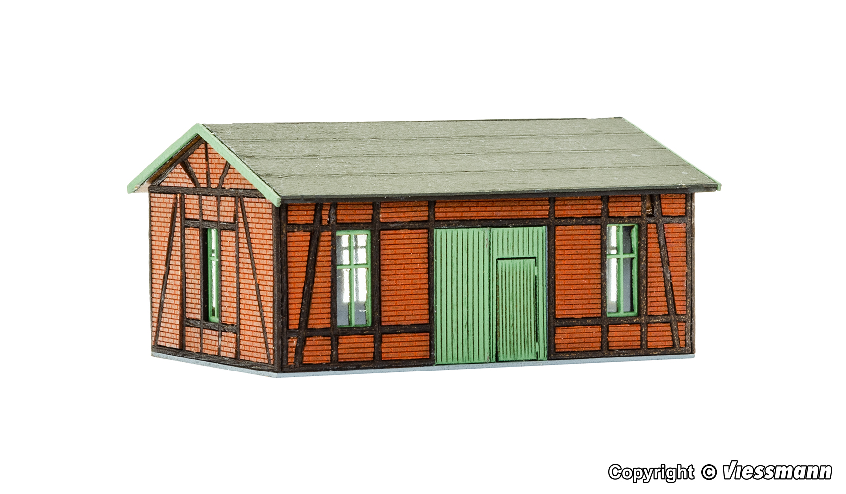 Vollmer 47556 Werkstatt mit Putz-/Fachwerkfassade - Polyplate Bausatz