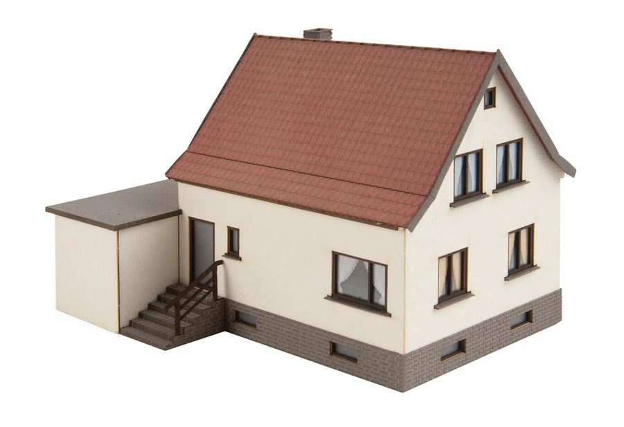 Noch 63606 Siedlungshaus mit Garage 1:160 Spur N Bausatz Neu