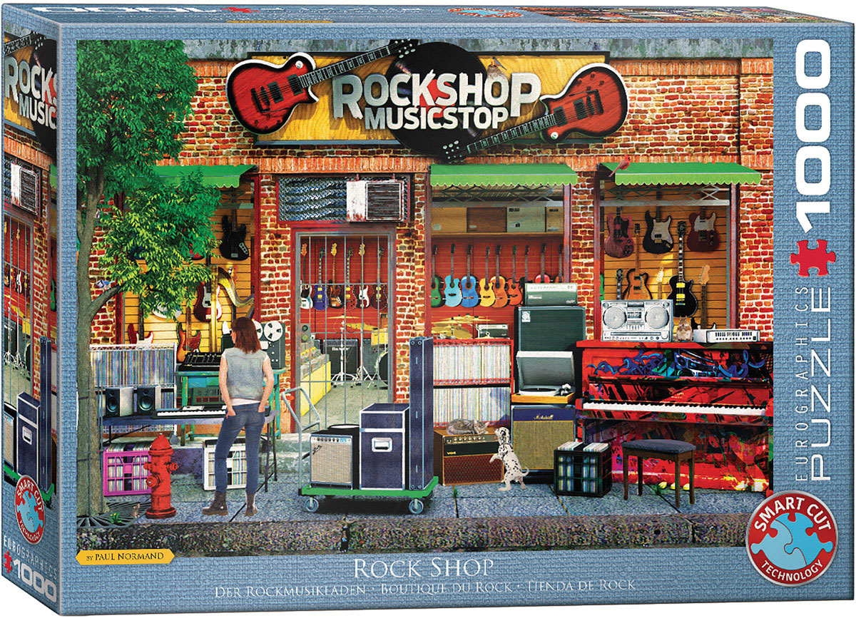 EUROGRAPHICS 6000-5614 Rock Shop 1000 Teile Puzzle