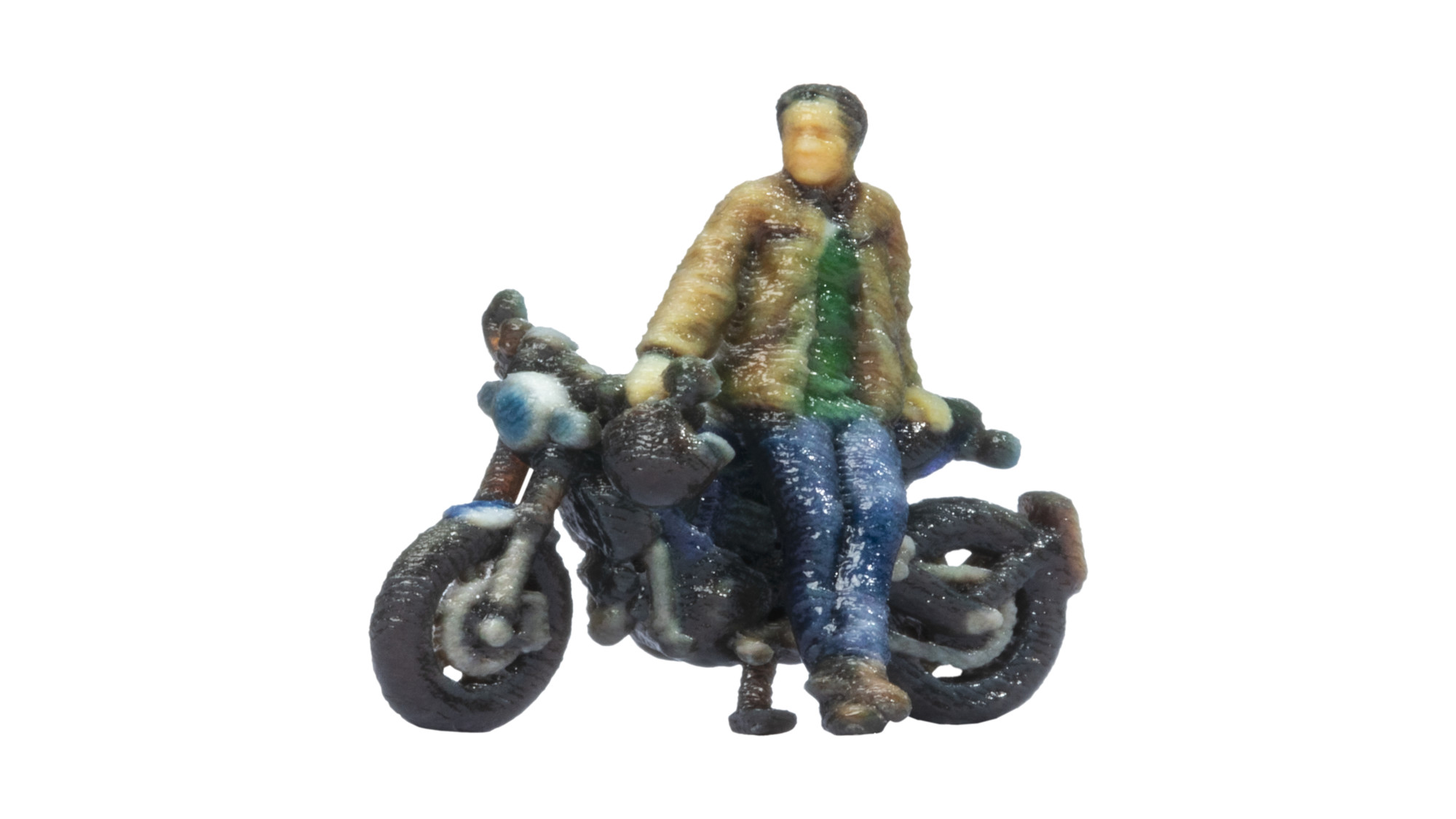 Noch 10908 Café Racer Motorrad, stehend 
