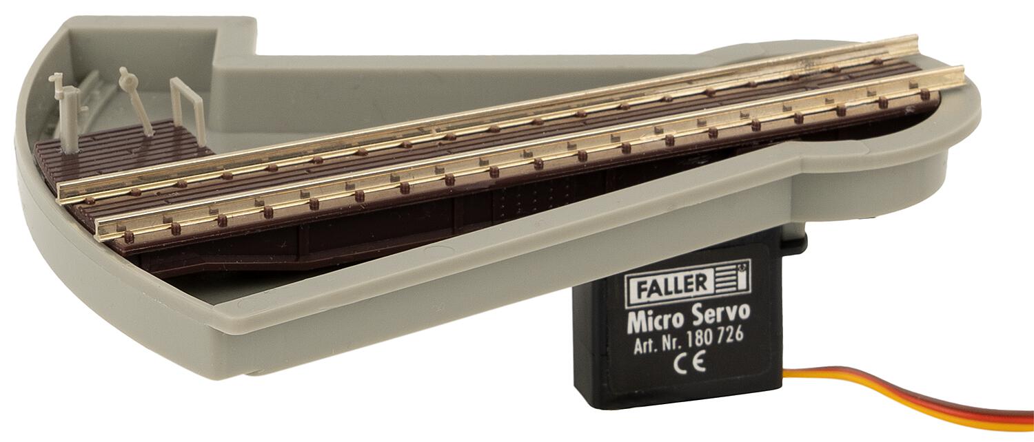 Faller 222104 Segmentdrehscheibe mit Lokschuppen 1:160 Spur N