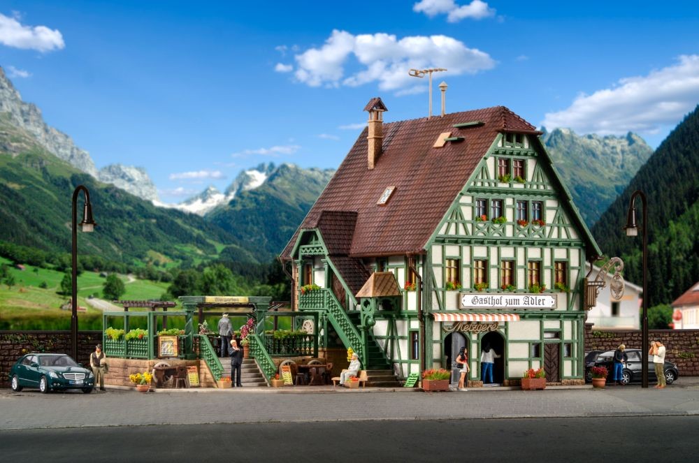 Vollmer 43736 Gasthof mit Metzgerei, Inneneinrichtung - Spur H0 1:87