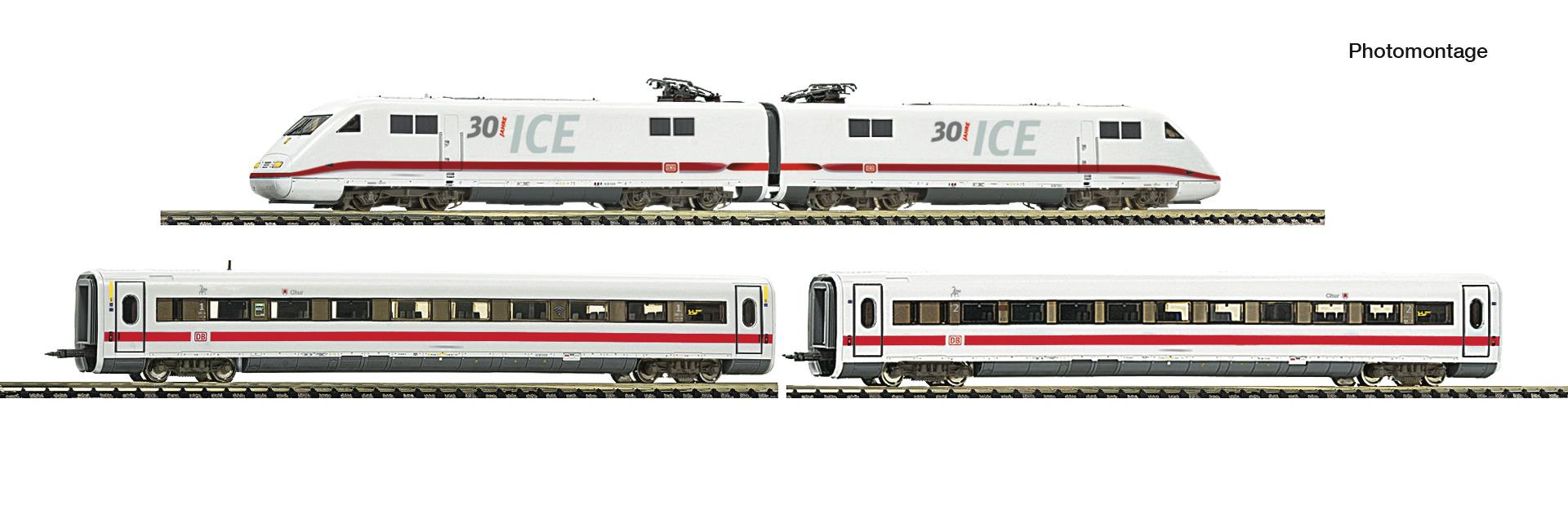 Fleischmann 7760012 4-tlg. Set: Elektrotriebzug 401 086-4 „30 Jahre ICE“