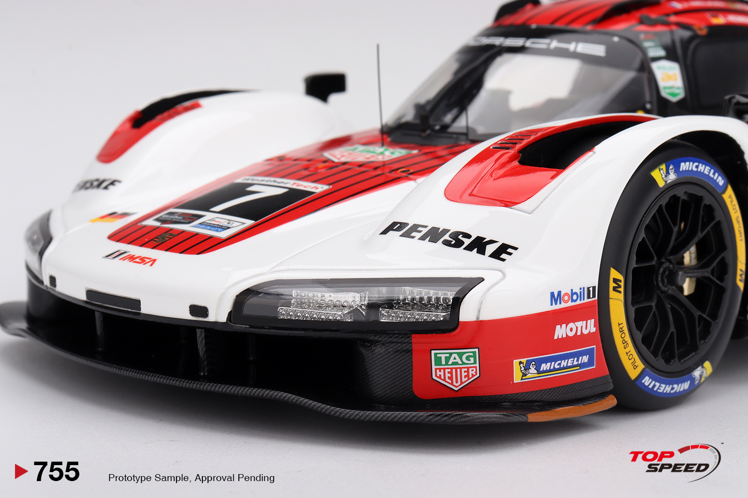 Top Speed 755 1:18 PORSCHE 963 #7 PORSCHE PENSKE MOTORSPORT