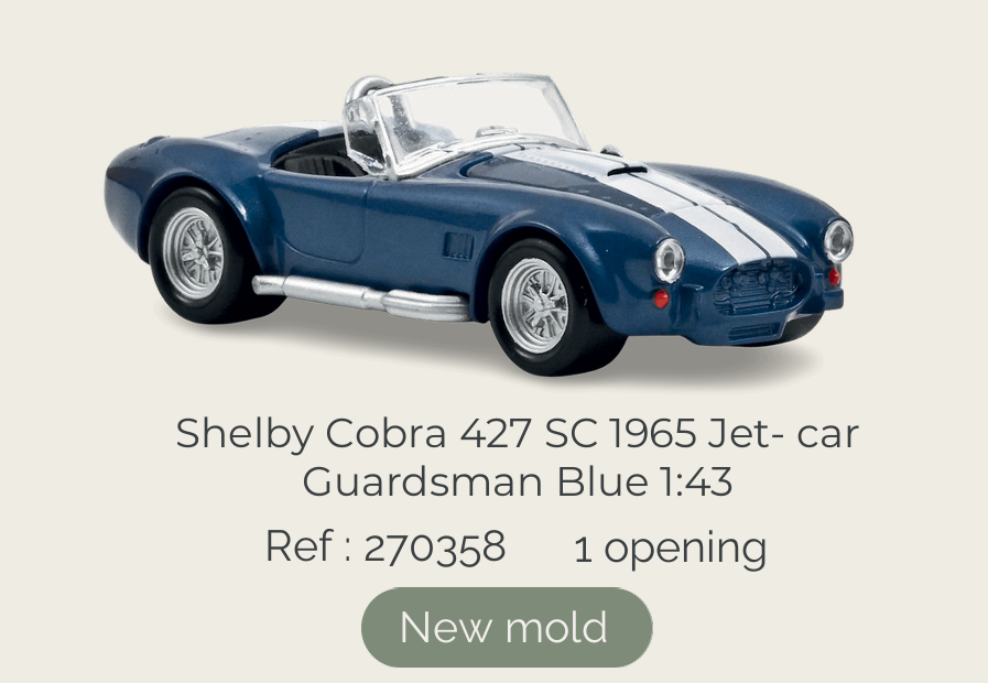 Norev 270358 Shelby Cobra 427 SC 1965 Guardsman Blue Jet-car 1:43