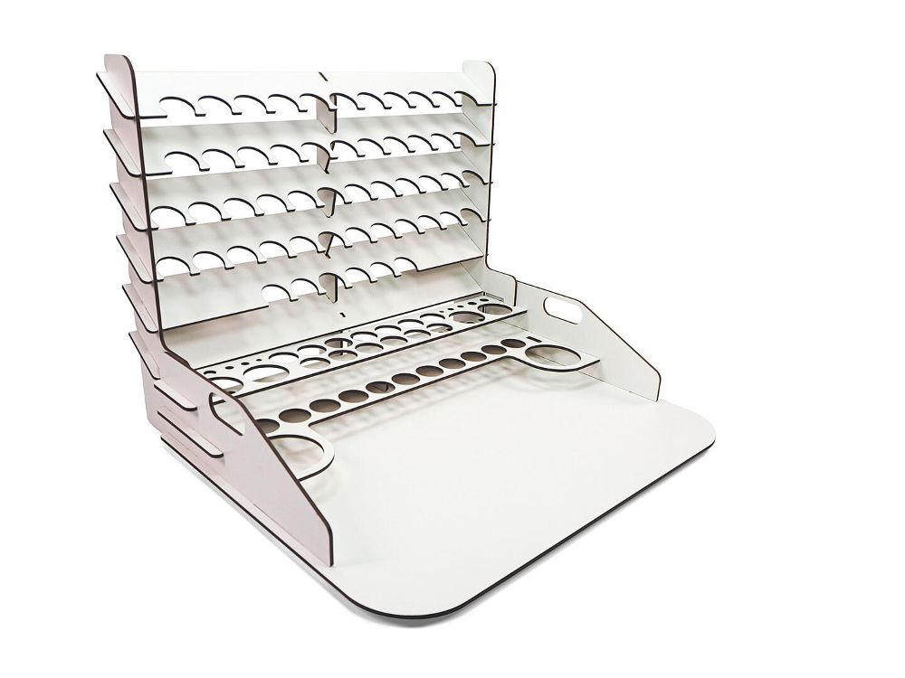 Vallejo 26012 Farbständer mit Arbeitsplatte 40x34,5 cm Bausatz NEU