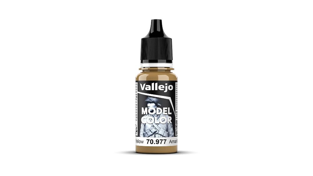 Vallejo 70977 Ockergelb dunkel, matt, 18 ml Model Color NEU
