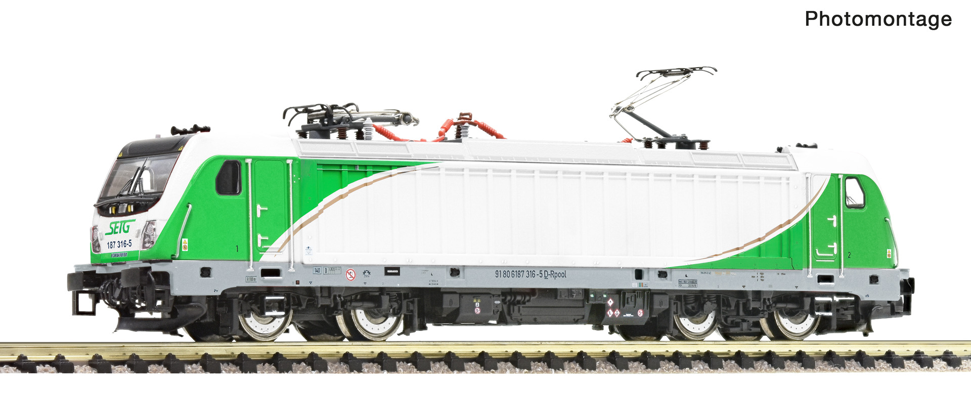 Fleischmann 7560089 Elektrolokomotive 187 316-5