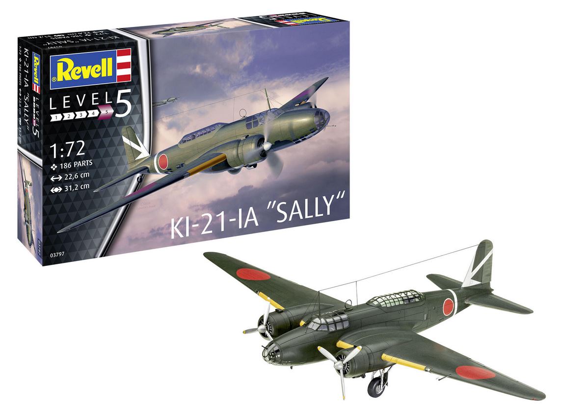 Revell 03797 KI-21-lA Sally 1:72 Modellbausatz Neu OVP