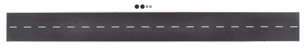 Vollmer 48260 H0 Asphaltstraße aus Steinkunst, L 75 x B 8 cm