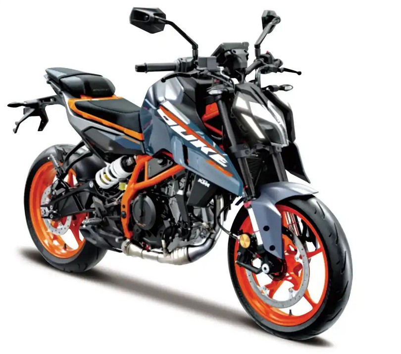 Maisto 20-25908 KTM 390 Duke, blau/orange, 1:12