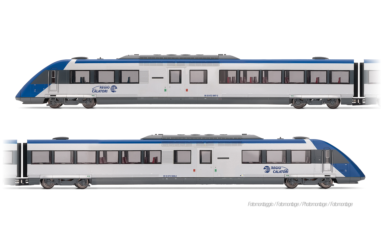 Rivarossi HR2996 Regio Călători, 2-tlg. Dieseltriebwagen X 72500