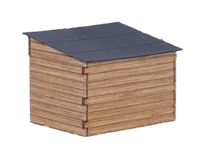 Vollmer 43745 Ziegenstall mit Ziegen Polyplate 1:87 Spur H0 Bausatz