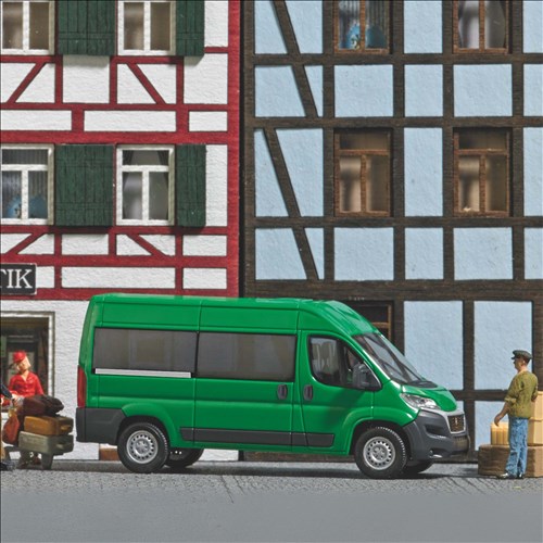 Busch 54651 Fiat Ducato Bus Grün FORMNEUHEIT 1:87 Spur H0 NEU