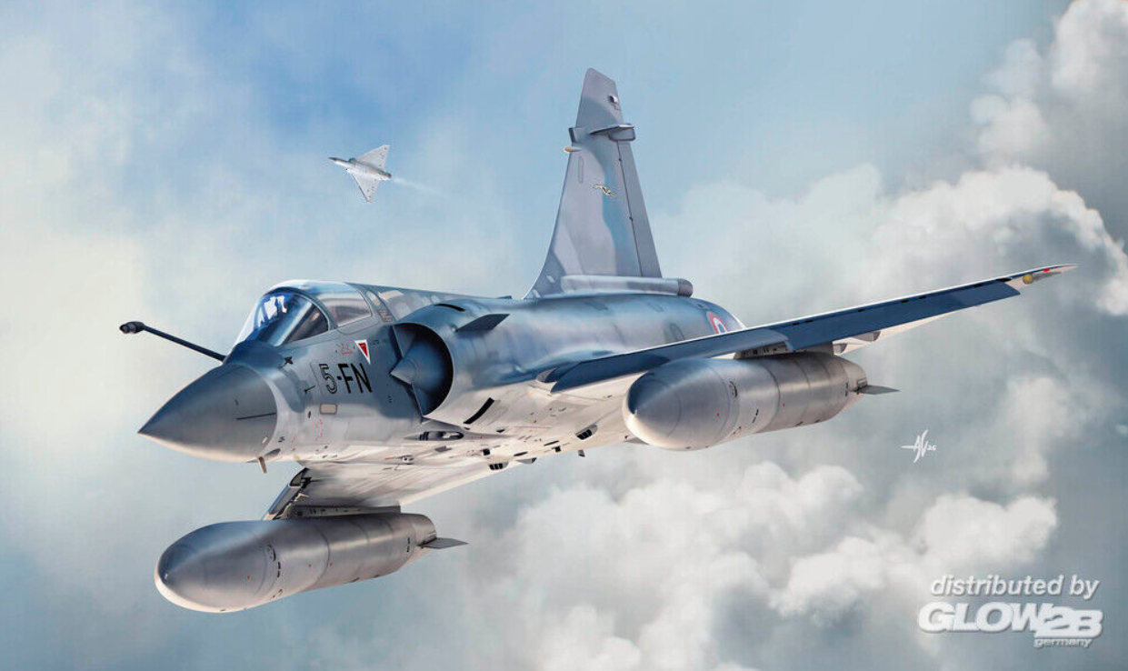 Trumpeter 05841 Mirage 2000C in 1:48