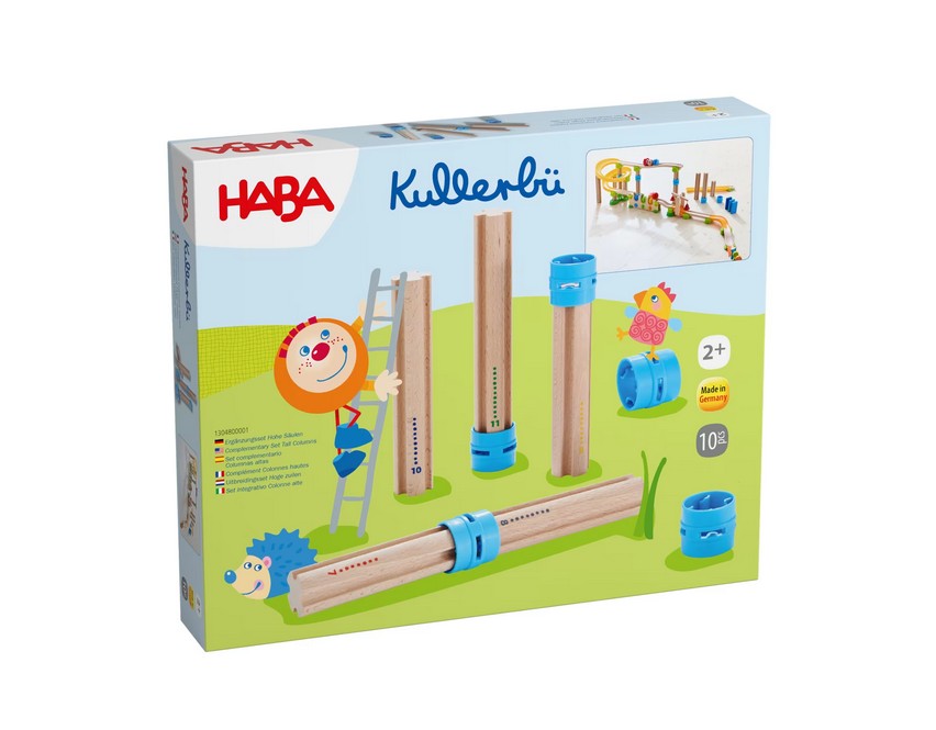 HABA 1304800001 Kullerbü – Ergänzungsset Hohe Säulen NEU OVP