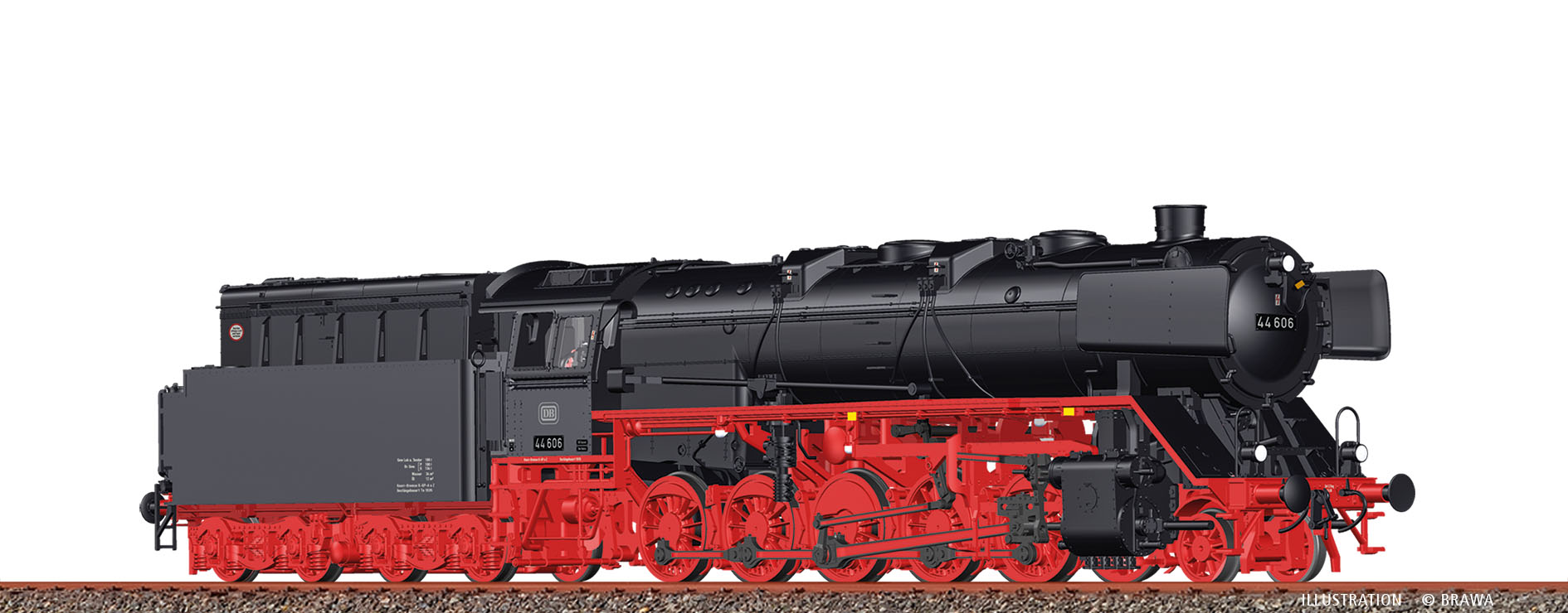 Brawa 70154 H0 Güterzuglok BR 44 DB