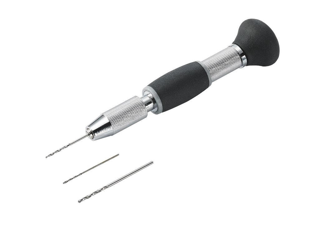 Revell 39064 Handbohrer inkl. 3 Bohrern (0,7/1,0/1,3 mm) Werkzeug
