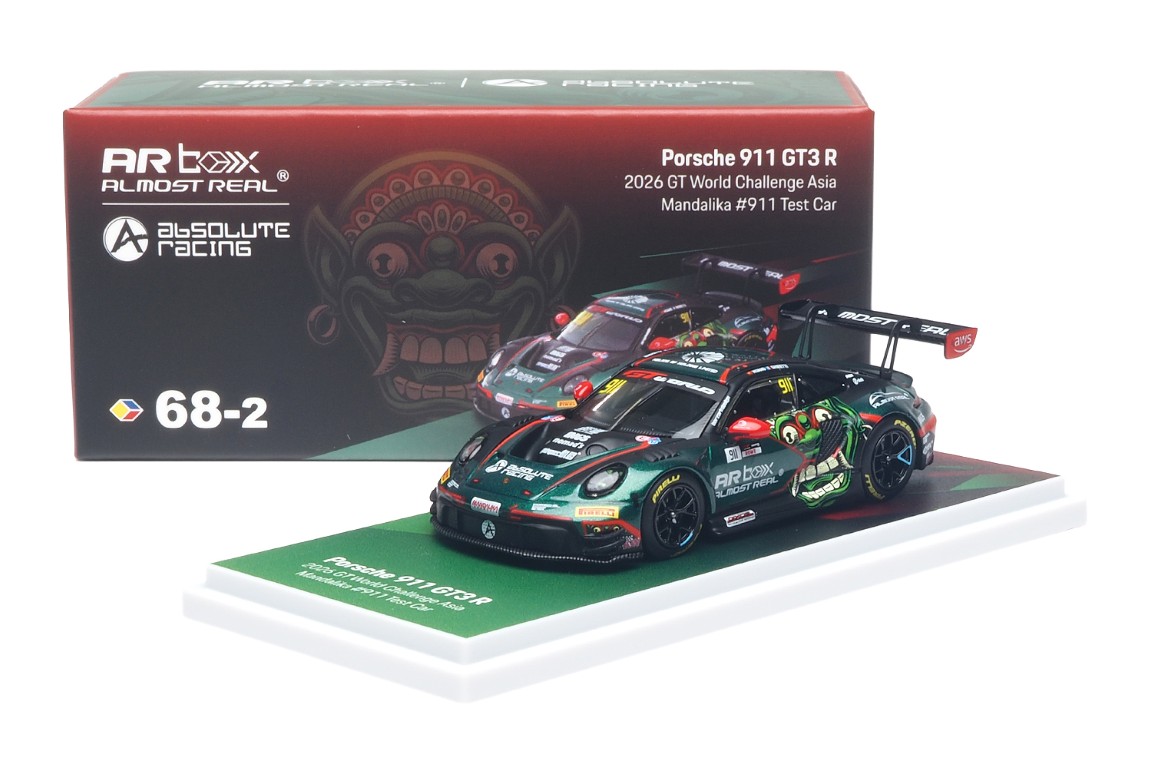 Almost Real 640006011 PORSCHE 911 GT3 R - 2026 - WORLD CHALLENGE ASIA 1:64