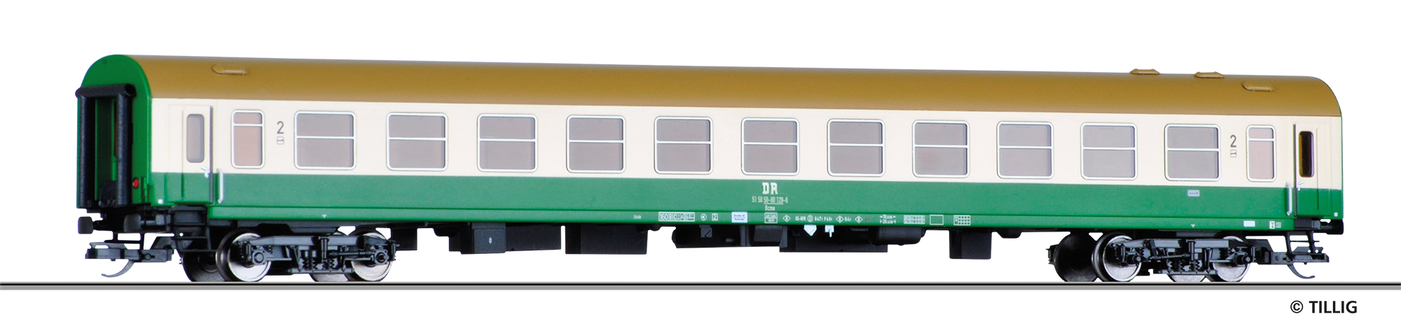 Tillig 502451 Liegewagen 2. Klasse Bcme der DR